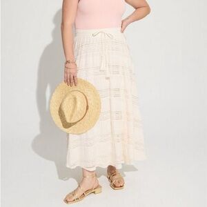 Beautiful TORRID 3X Maxi Skirt Boho Western Lace Stye